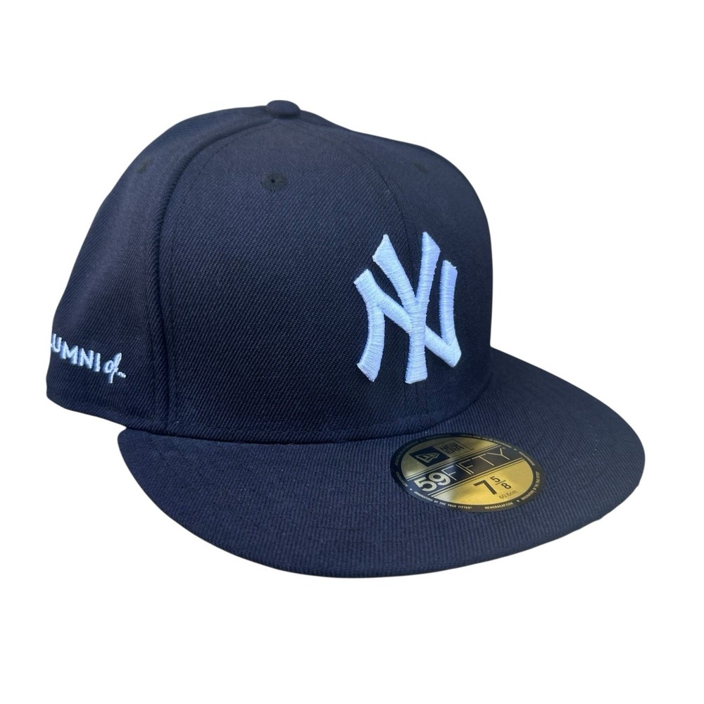 New‎ York Yankees "Alumni Of " New Era 59FIFTY Fitted Hat Navy Blue -Size 7 5/8
